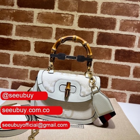 Replica Gucci 7 Star 675797 Top Handle Bamboo 1947 small bag