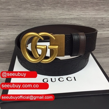 Gucci Belt With Double G Buckle 37MM-1 Knockoff