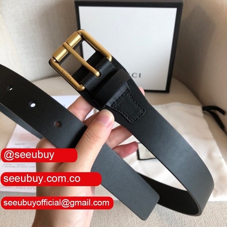 UK Gucci 30mm Replica Belt Black