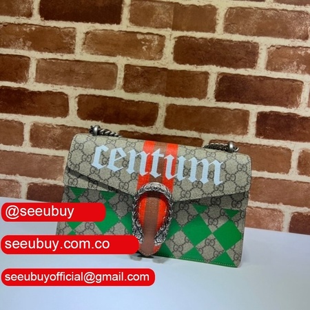 Luxury Gucci Replica 400249 GG Supreme Dionysus small shoulder bag