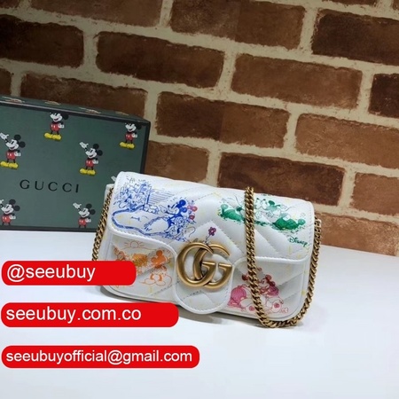 Replica 476433 gucci white super mini dionysus Clutches