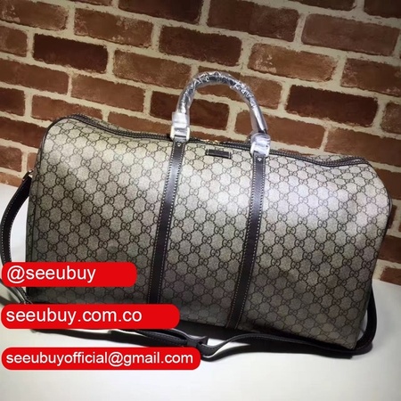 Fashion Gucci GG 206500 Plus Large carry-on Duffle Shoulder Bag