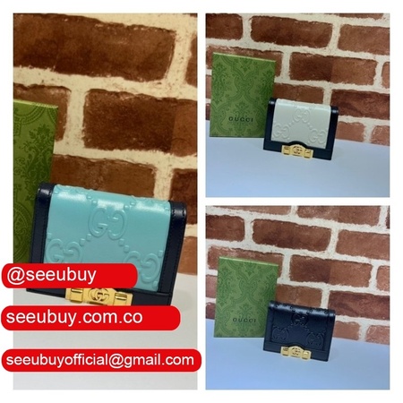 Best UK Gucci Site Replica 676150 GG card case wallet