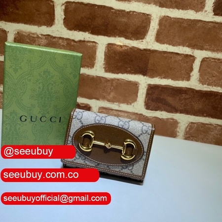 Gucci Fashion Knockoff GG Supreme 644462 Horsebit 1955 wallet