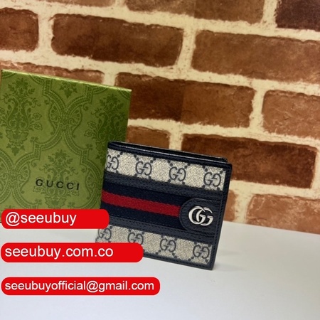 Gucci Replica Bags GG Supreme Ophidia Wallet 597606 Online