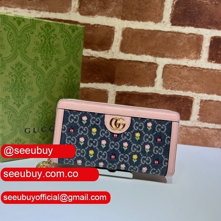 Gucci Replica Wholesale 523154 Ophidia GG zip around wallet