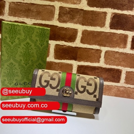 Replica Gucci High Quality GG Supreme Ophidia Continental 523153 Wallet