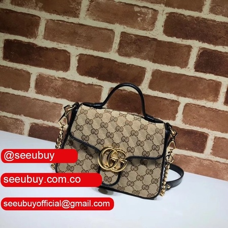 Designer Gucci Replica GG Marmont Mini Top Handle 583571 Bag