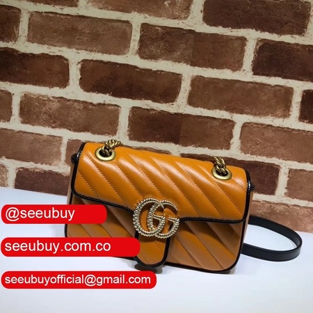 UK Gucci Replica 446744 GG Marmont matelasse mini bag