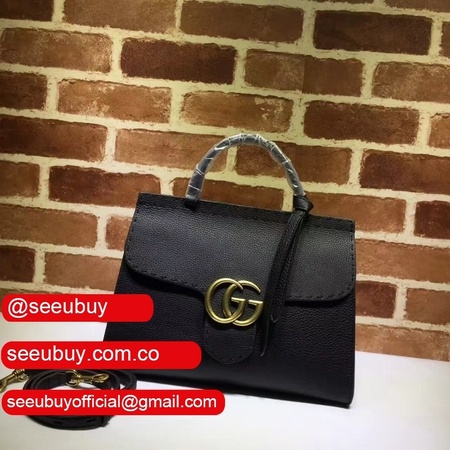 7 Star Gucii GG Best Marmont leather top handle 421890 bag