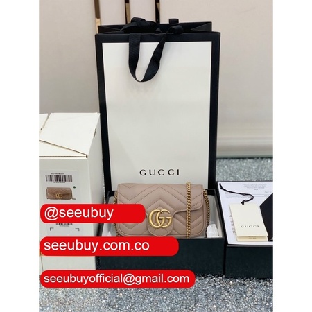 Gucci Wholesale GG Marmont Mini chain shoulder 476433 bag