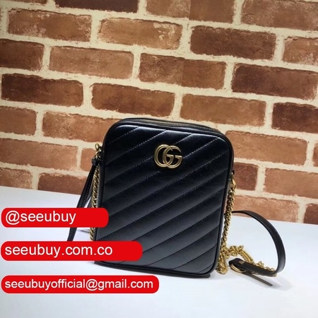 Luxury Gucci High Quality GG Marmont Mini shoulder 550155 bag