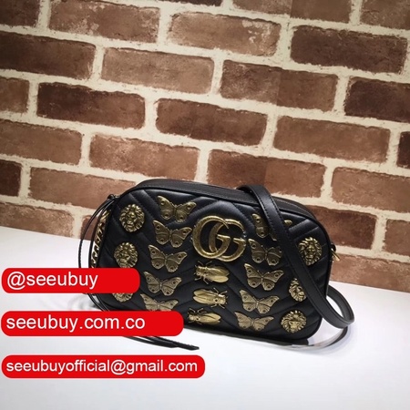 Replica Gucci Luxury GG Marmont small shoulder 447632 bag