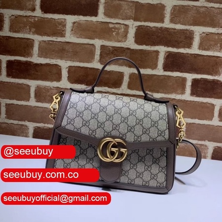 7 Star Gucci Luxury Gg Marmont Small Top Handle 498110 Bag