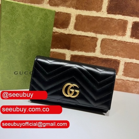 Gucci high quality Designer Replica GG Marmont continental wallet 443436 Bag