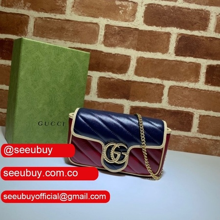 Gucci Best 574969 7 Star GG Marmont Super Mini Bag