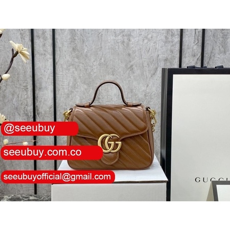 Gucci Replica 583571 GG Marmont mini top handle bag