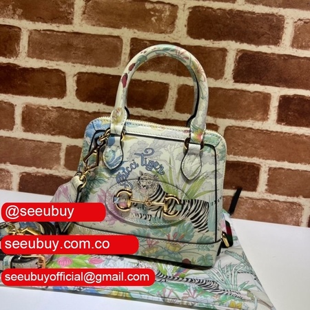 Designer Gucci 677212 Tiger Horsebit 1955 Top Handle Replicas bag