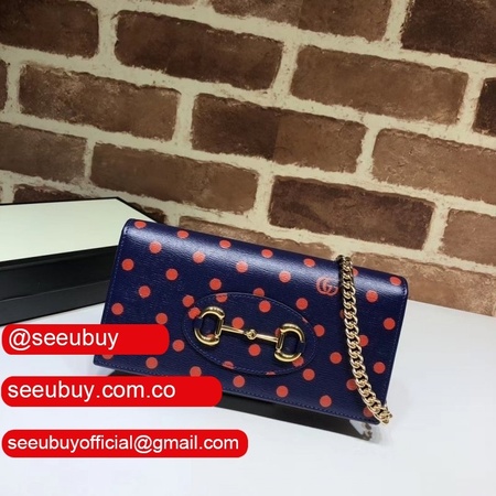 Gucci 1955 Horsebit Replica Wallet With Chain 621892