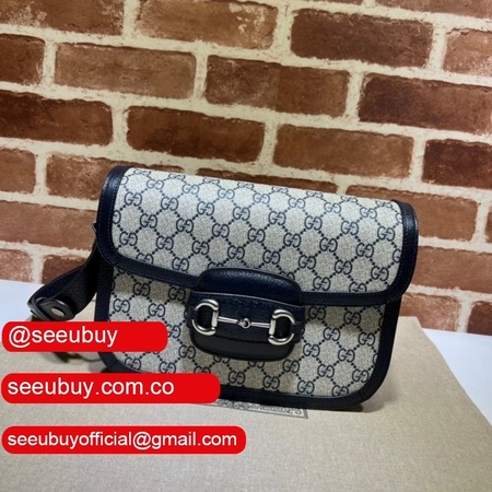 Gucci Copy 1955 Horsebit GG Supreme Shoulder 602204 Bag