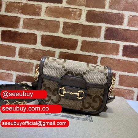 Gucci high quality replica 658574 Horsebit 1955 jumbo handbags