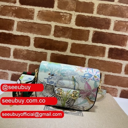 Gucci High Quality Tiger Horsebit 1955 Crossbody 677266 Replica Bag