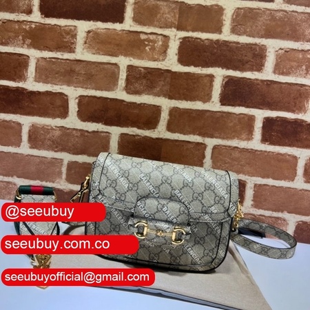 Gucci Luxury Replicas Horsebit 1955 mini 658574 bag GG Supreme canvas