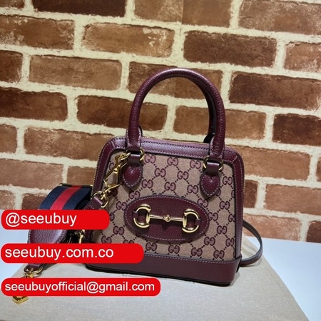 High Quality Gucci Replica Horsebit 1955 677212 Top Handle Bag