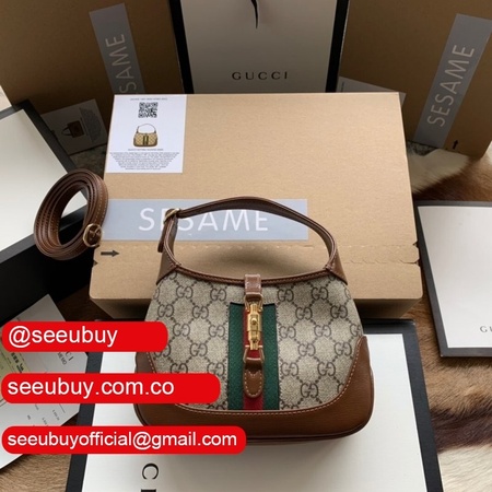 Gucci Jackie 1961 Mini Hobo Replica Bag 637092 GG Supreme Canvas