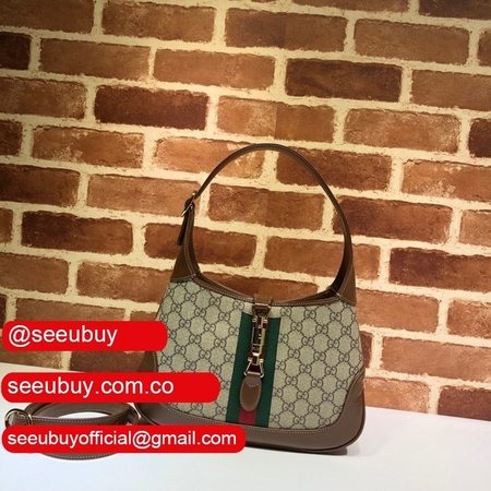 Gucci Replica UK Jackie 1961 Small Hobo Bag 636706 GG Supreme Canvas