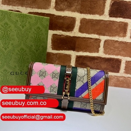 Knockoff Gucci 7 Star 652681 Jackie 1961 chain wallet