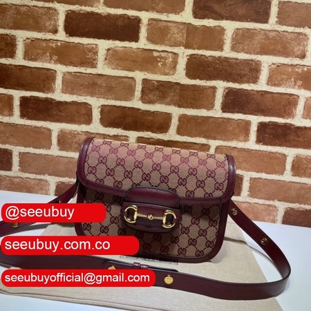 Top Quality Gucci Horsebit 1955 Shoulder GG Supreme 602204 Replica Bag