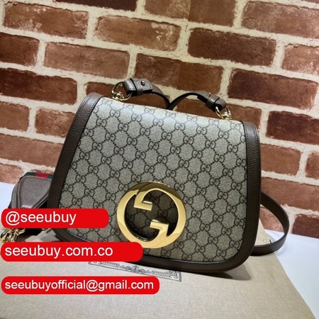 Faux Gucci Medium bag Messengers round Interlocking G 699210