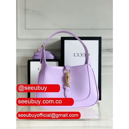 Gucci Jackie Purple 1961 Large Hobo Bag In GG Supreme Replica