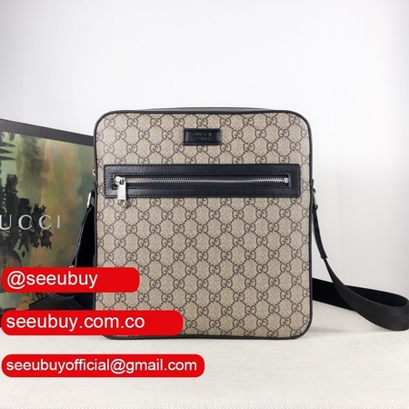 Gucci Replica Beige GG Supreme flat messenger