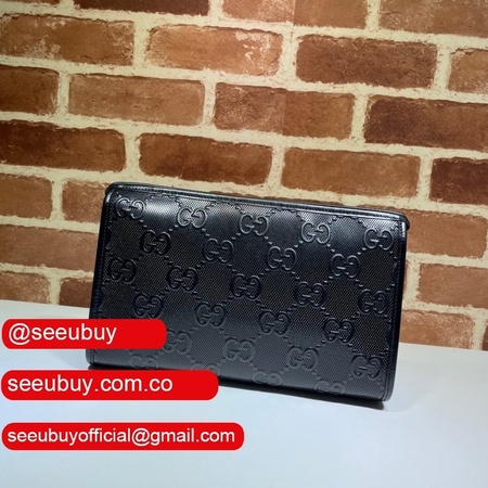 Gucci Replica Black GG embossed mini 625568 bag