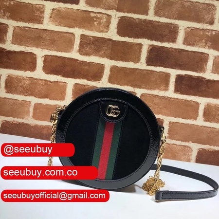 Best Gucci Replicas 550618 Suede Ophidia Mini Round Shoulder Bag