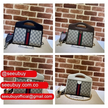 Gucci 1:1 replica 693724 Ophidia small tote with Web Top Handle Bag