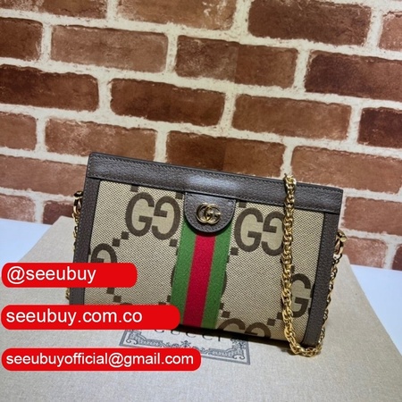 Gucci 503877 UK GG Supreme Ophidia Small Chain-Strap Shoulder Purses