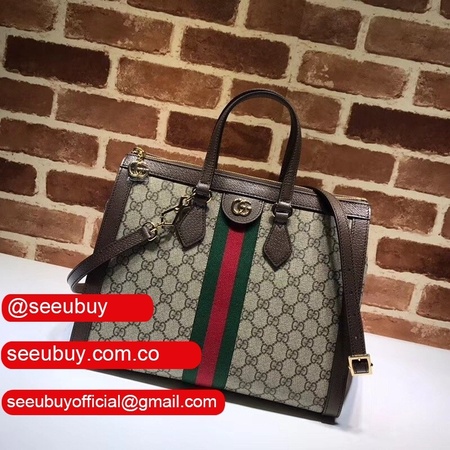 High Quality Gucci GG Supreme Ophidia Medium Tote 524537 Bag