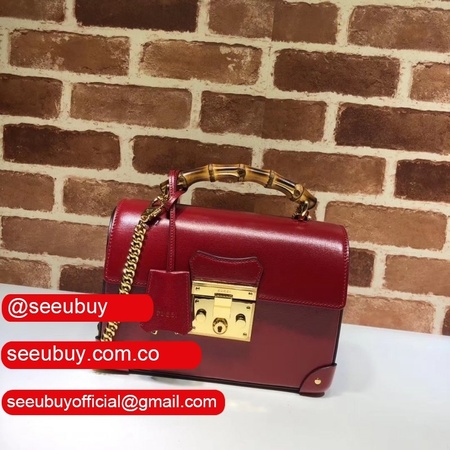 Replica Gucci 7 Star GG Supreme 603221 Flora Padlock Small Bamboo