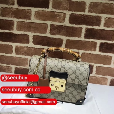 Designer Gucci Replica Padlock Small Bamboo Shoulder 603221 Bag