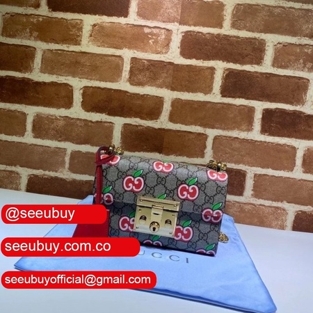 Gucci Replica GG Supreme Padlock Small Shoulder 409487 Bag