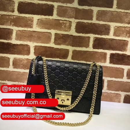 Replica 7 Star Gucci Padlock medium GG shoulder 409486 bag