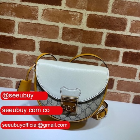 Replica Designer Gucci 644524 White Padlock small shoulder bag