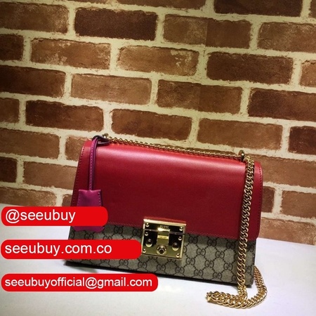 Top Quality Gucci Replicas Padlock small GG shoulder 409486 bag