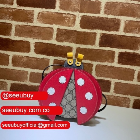 High Quality Gucci Replica 664080 Children's ladybug shaped handbag