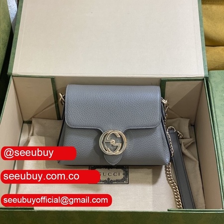 UK Gucci 607720 Women Crossbody Gray Knockoff Shoulder Bag