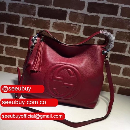 Replica Gucci Luxury Shoulder Soho Leather Hobo 408825 Bag