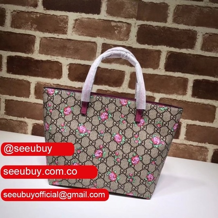 Gucci Knockoff GG 410812 Supreme Smiling Plants Children's Tote